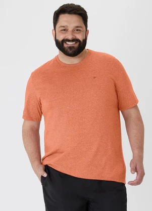 Malwee - Camiseta Tradicional Rajada Plus Terracota - MALWEE