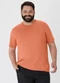 Malwee - Camiseta Tradicional Rajada Plus Terracota - variação: Terracota