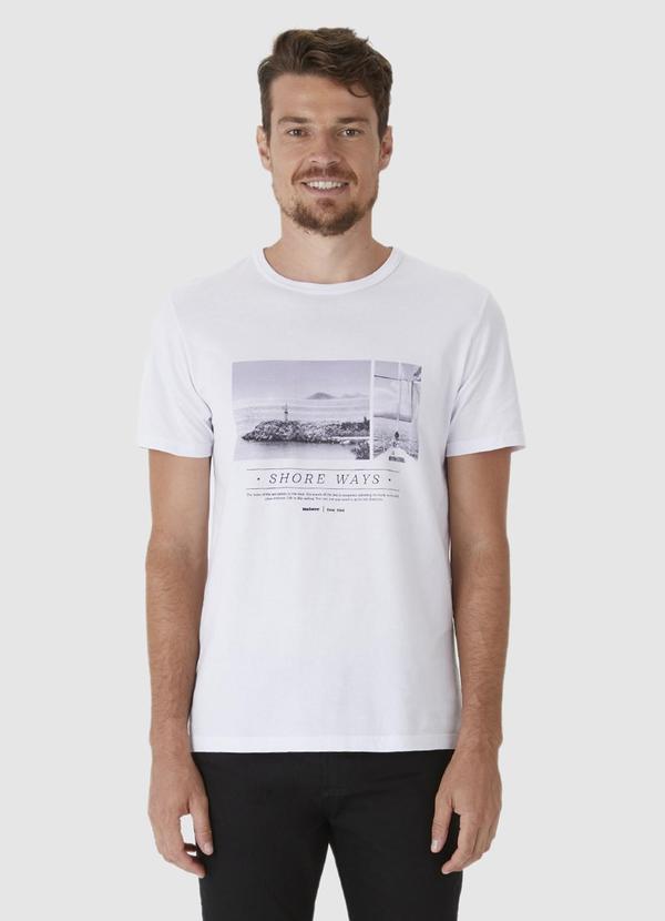 Malwee - Camiseta Tradicional Shore Ways Branco