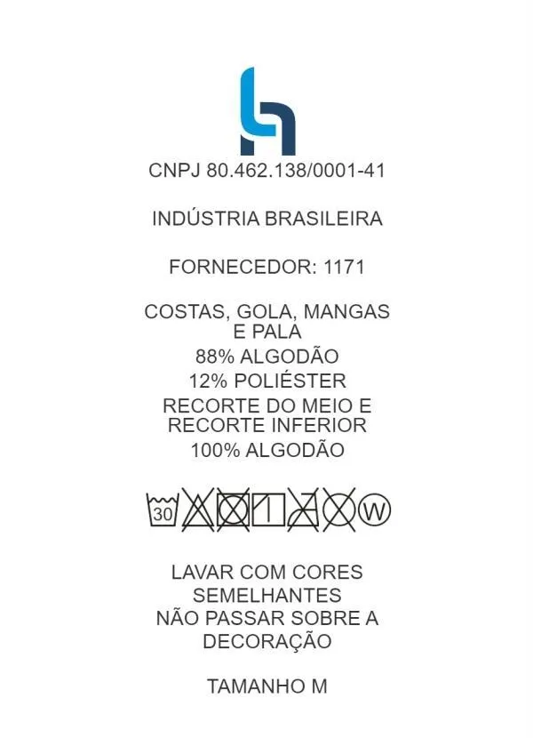 Moda Pop - Camiseta Tricolor com Estampa Frontal 8