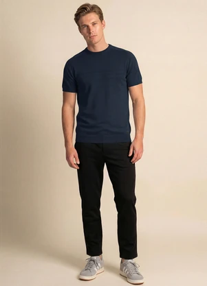 Aurus - Camiseta Tricot Azul - AURUS