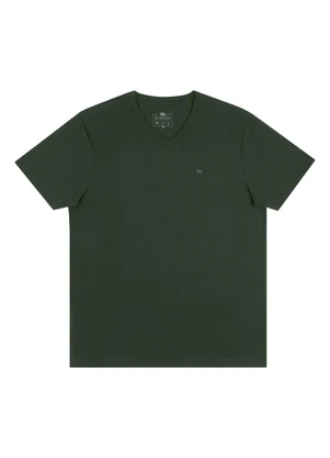 Biogás - Camiseta V M/C Meia Malha Verde - BIOGÁS