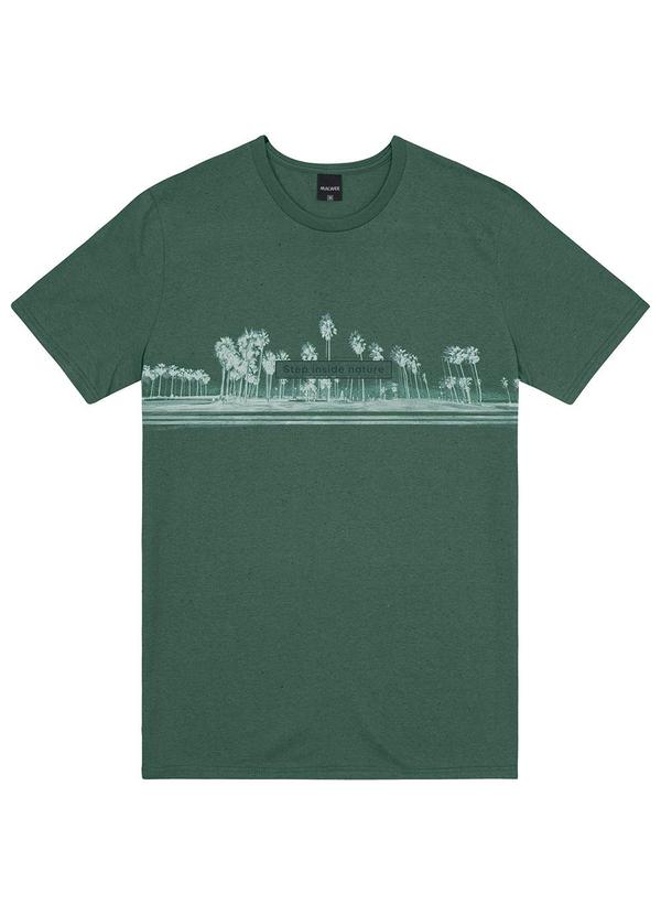 Malwee - Camiseta Verde Step Inside Nature em Botonê