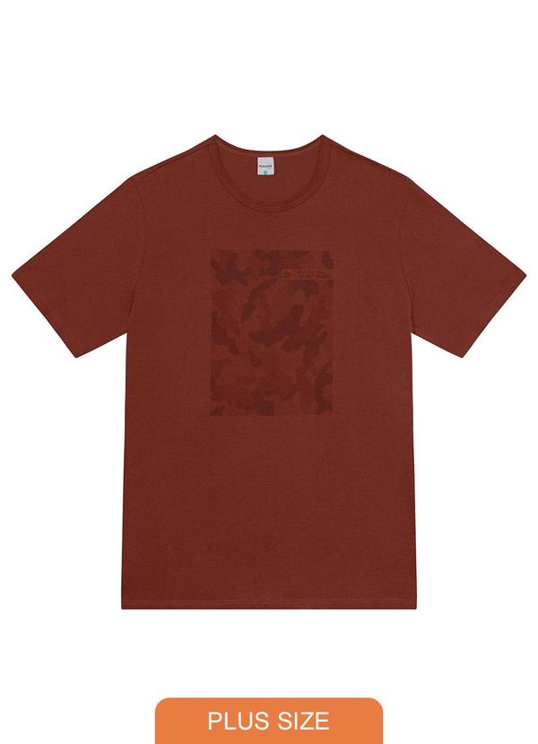 Malwee Plus - Camiseta Vinho Militar 1