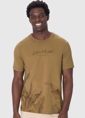 Malwee - Camiseta Welcome To The Resort Cáqui - MALWEE