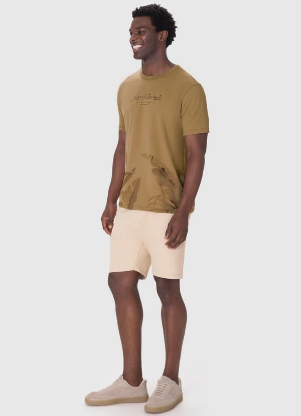 Malwee - Camiseta Welcome To The Resort Cáqui 3