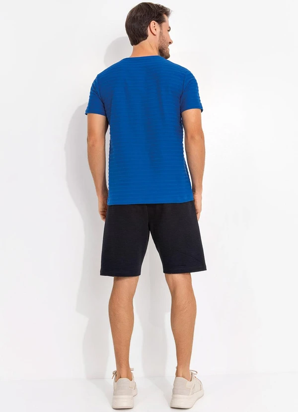 Fakini - Camiseta Canelada Azul 4