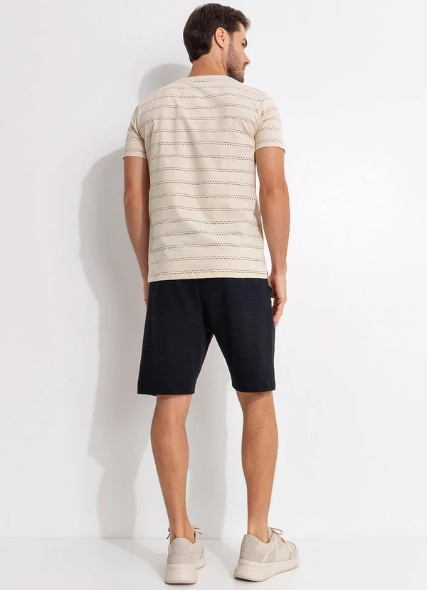 - Camiseta Canelada Bege 4