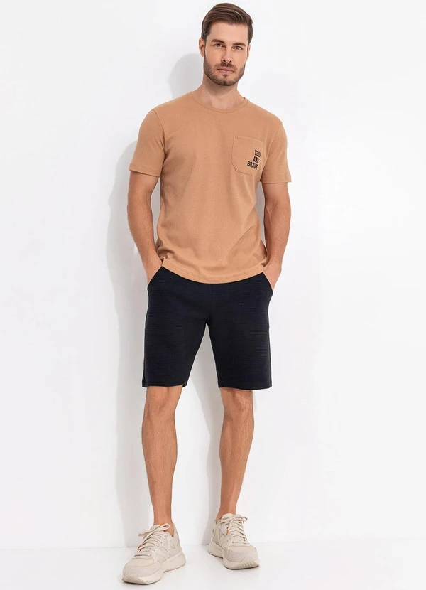 Fakini - Camiseta em Malha Bege 3