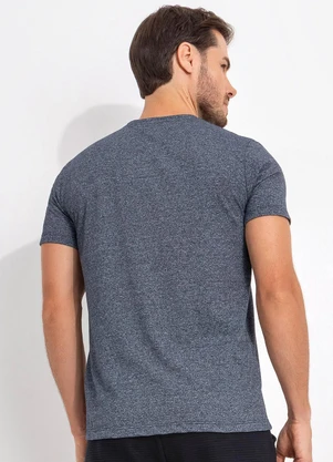 Fakini - Camiseta em Malha Azul - FAKINI