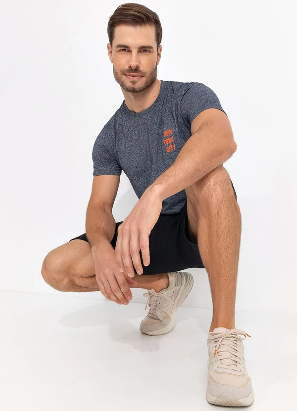 Fakini - Camiseta em Malha Azul 5