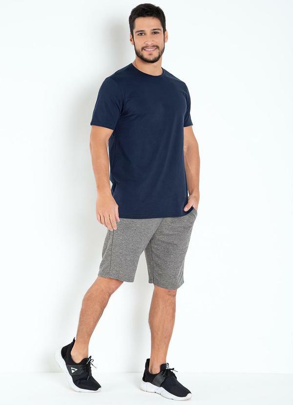 Basicamente - Kit 3 Camisetas Multicores em Malha de Algodão 4