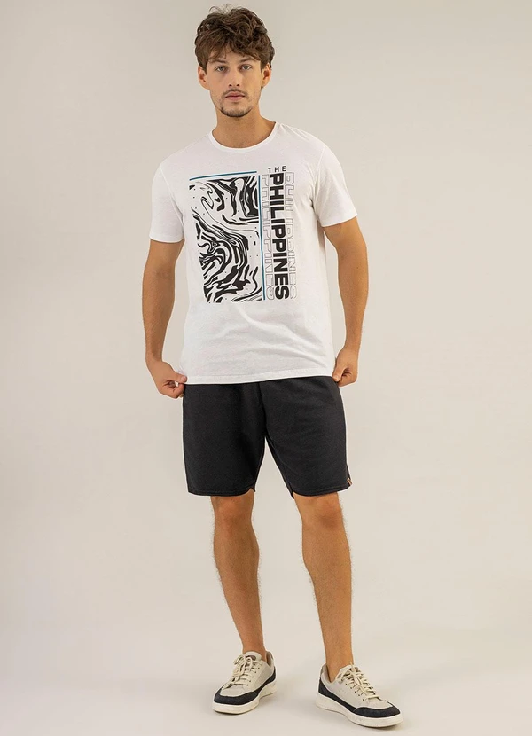 The Philippines - T-Shirt Masculina Branco 3