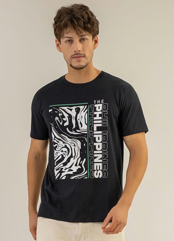 The Philippines - T-Shirt Masculina Preto