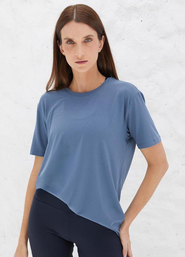 Basicamente - Tech T-Shirt Modal Premium Azul Cobalto 1