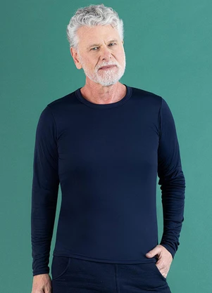 Soft Bonni - Blusa Térmica Adulto Marinho - SOFT BONNI