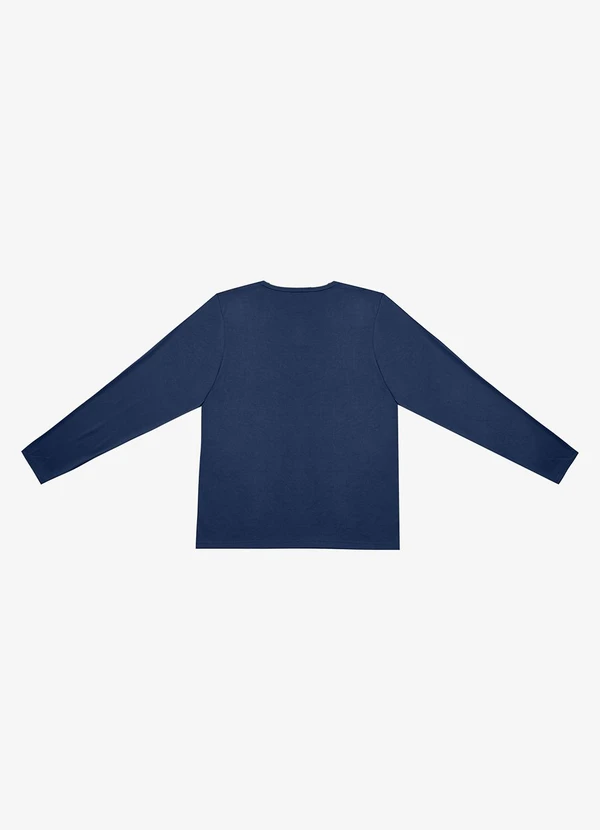 Select - Blusa Térmica Masculina Proteção Uv Azul 2