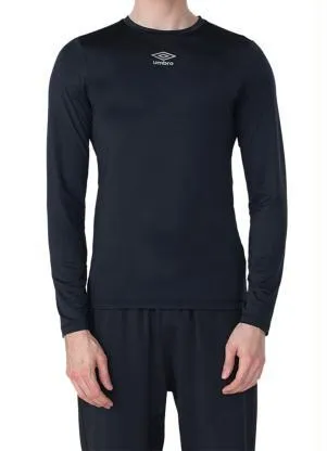 Umbro - Camisa Ml Masculina Diamond Touch Preta - UMBRO