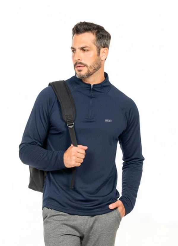 Cobertura - Camisa Térmica Estampa 3d Azul