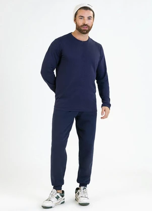 Soft Bonni - Camiseta Adulto em Meia Malha Azul - SOFT BONNI