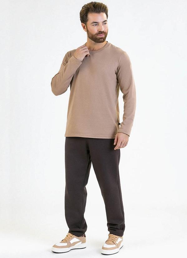 Soft Bonni - Camiseta Adulto em Meia Malha Bege