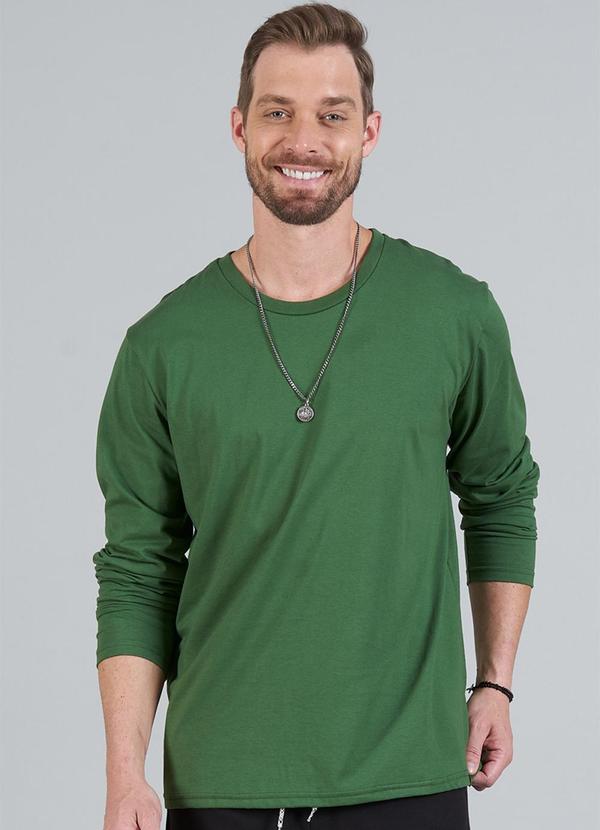 Soft Bonni - Camiseta Adulto Masculino Meia Malha Verde