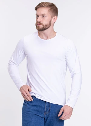 Vida Costeira - Camiseta Adulto Térmico Masculina Uv50+ Branco - VIDA COSTEIRA