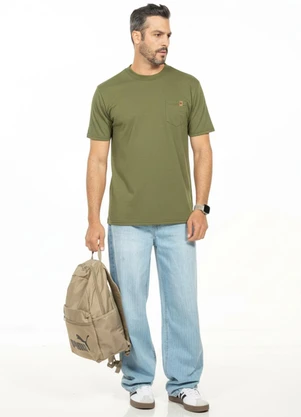 Cobertura - Camiseta com Bolso Verde - COBERTURA
