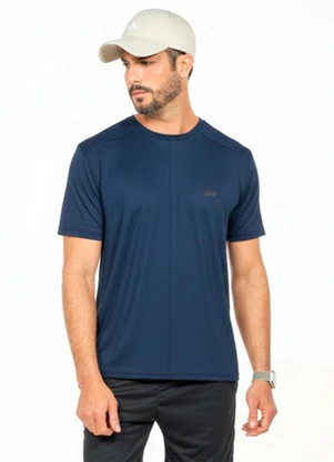 Cobertura - Camiseta com Bordado Azul - COBERTURA