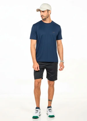 Cobertura - Camiseta com Bordado Azul - COBERTURA