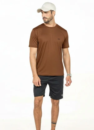 Cobertura - Camiseta com Bordado Marrom - COBERTURA