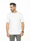 Decoy - Camiseta com Decote Redondo Bege - variação: Branco