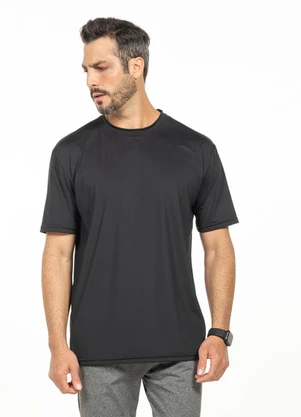 Cobertura - Camiseta com Decote Redondo Preto - COBERTURA
