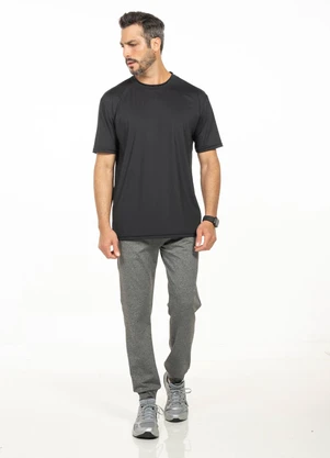 Cobertura - Camiseta com Decote Redondo Preto - COBERTURA