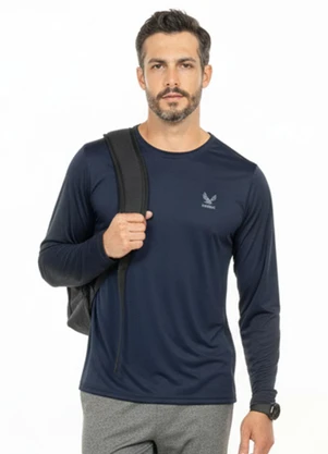 Cobertura - Camiseta com Estampa Águia Sport Azul - COBERTURA
