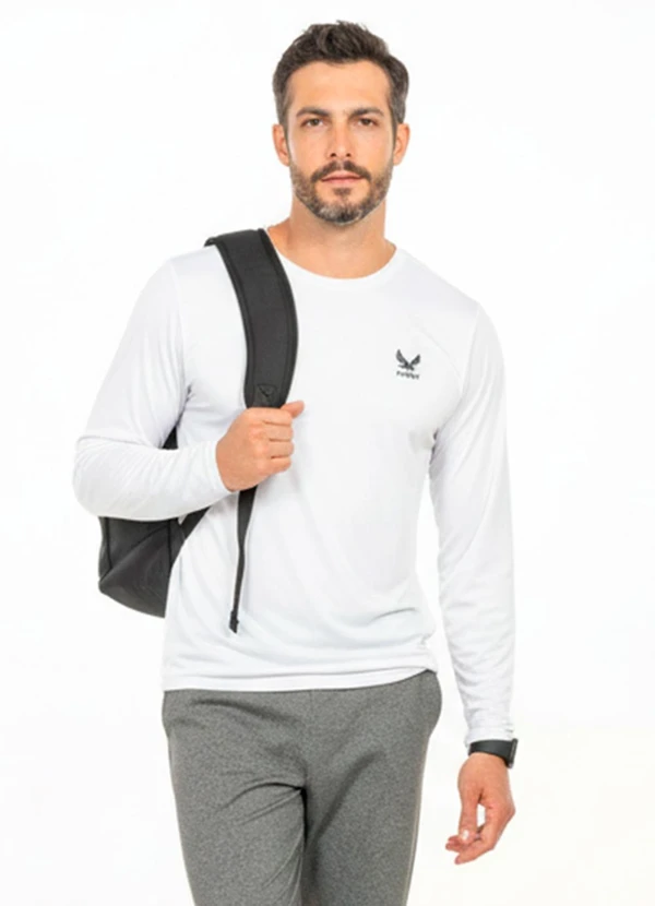 Cobertura - Camiseta com Estampa Águia Sport Branco