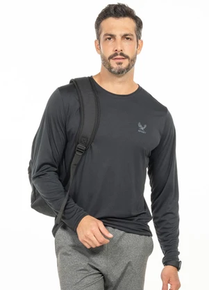Cobertura - Camiseta com Estampa Águia Sport Preto - COBERTURA