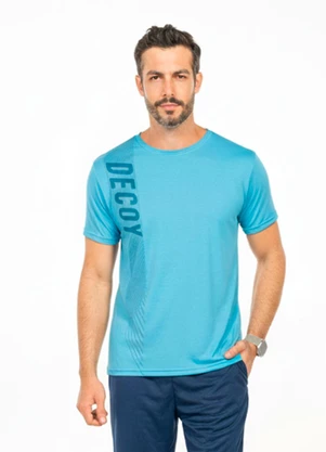 Cobertura - Camiseta com Estampa Azul - COBERTURA