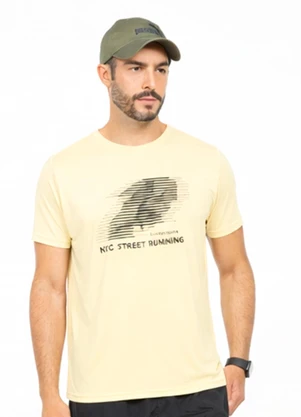 Cobertura - Camiseta com Estampa Nyc Street Bege - COBERTURA