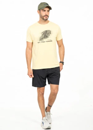 Cobertura - Camiseta com Estampa Nyc Street Bege - COBERTURA