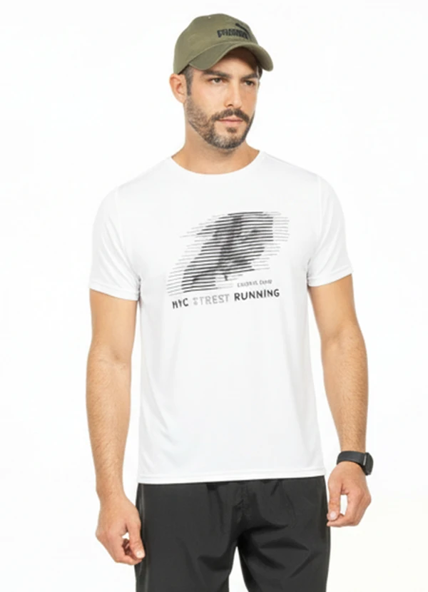 Cobertura - Camiseta com Estampa Nyc Street Branco
