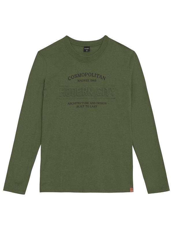 Malwee - Camiseta Cosmopolitan em Malha Verde