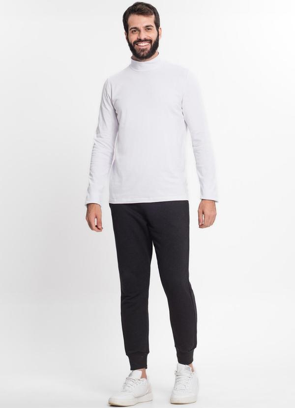 Rovitex - Camiseta Cotton Básica Masculina Kohmar Branco 3