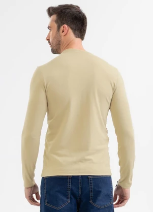 Exco - Camiseta em Algodão Marrom Claro - EXCO