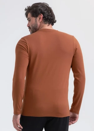 Exco - Camiseta em Algodão Marrom - EXCO