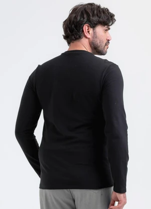 Exco - Camiseta em Algodão Preto - EXCO