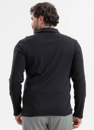 Exco - Camiseta em Algodão Preto - EXCO