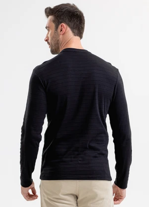 Exco - Camiseta em Algodão Preto - EXCO