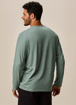 Malwee - Camiseta Fio a Fio Verde - MALWEE