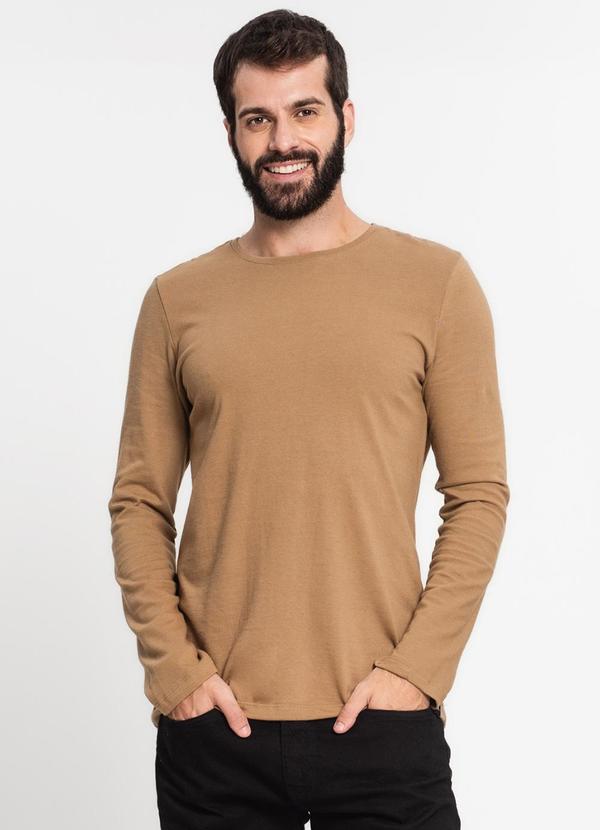 Rovitex - Camiseta Gola Redonda Kohmar Marrom